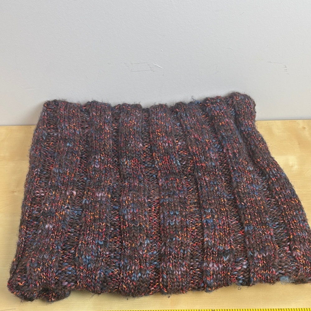 Gap Oversized Multicolor Marled Snood Scarf Neck Warmer